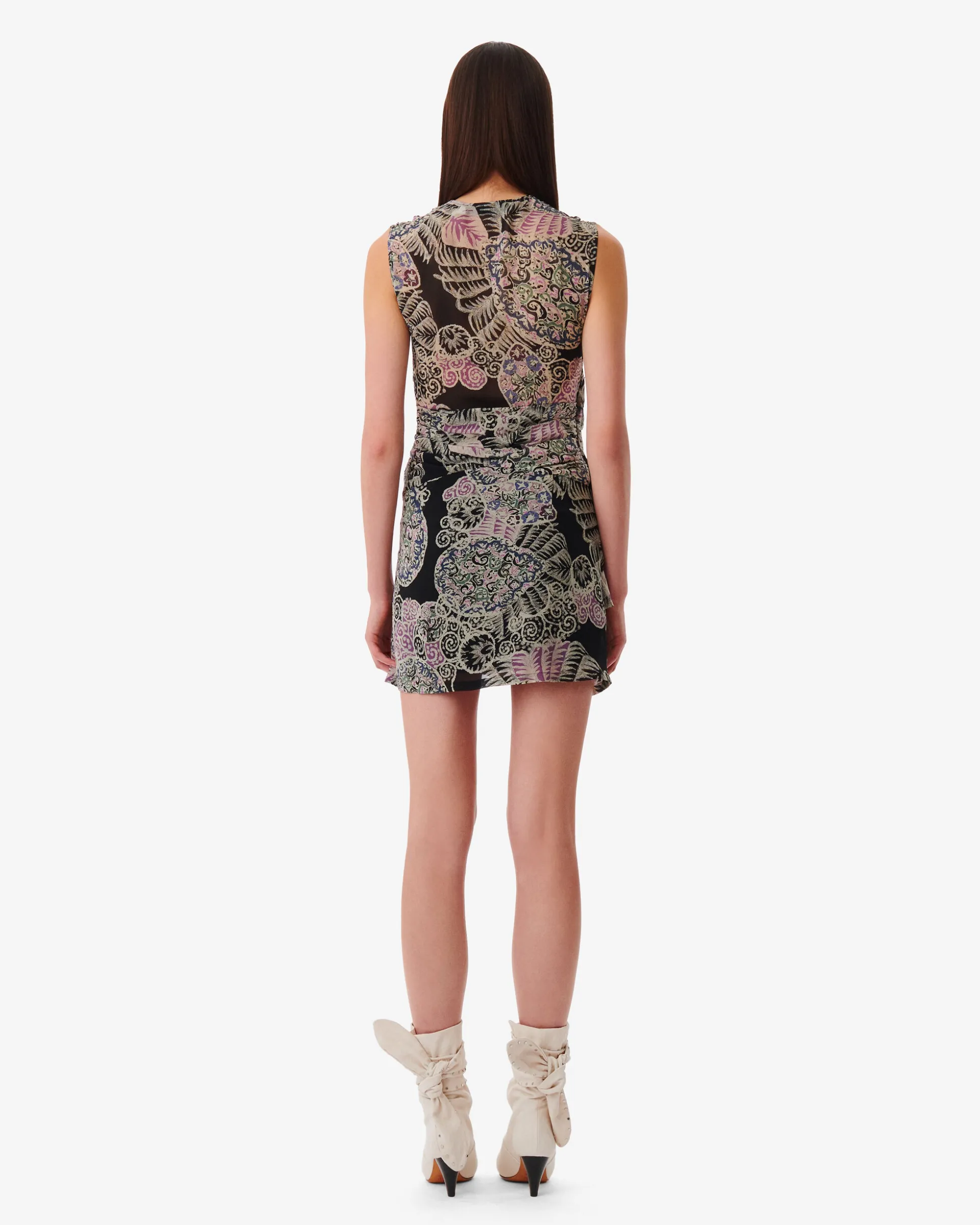 Robe Courte Imprimee Rolina