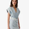Robe En Jean Ceinturee Pauleen