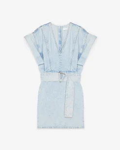 Robe En Jean Ceinturee Pauleen