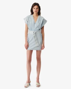 Robe En Jean Ceinturee Pauleen