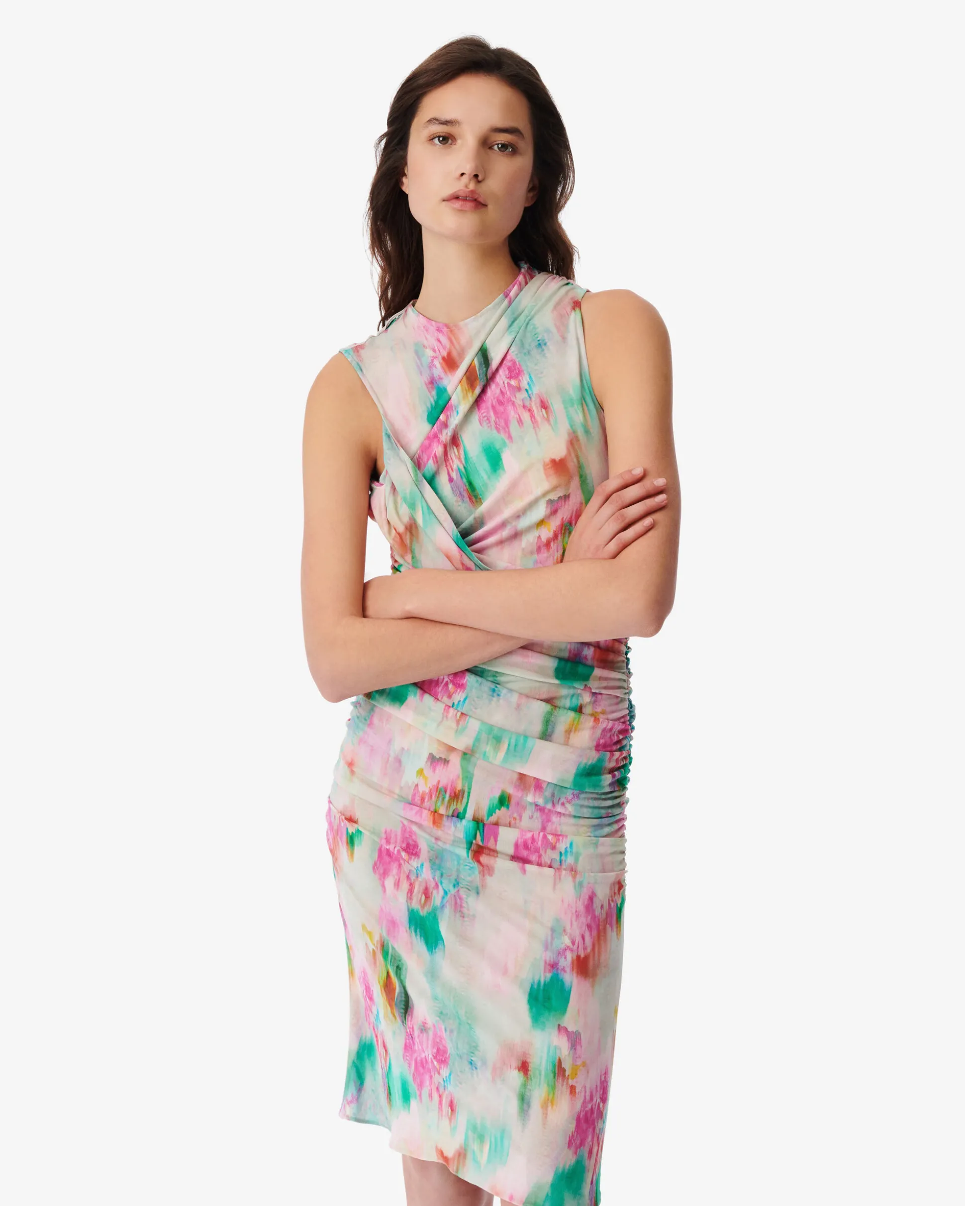 Robe En Jersey A Imprime Zippa