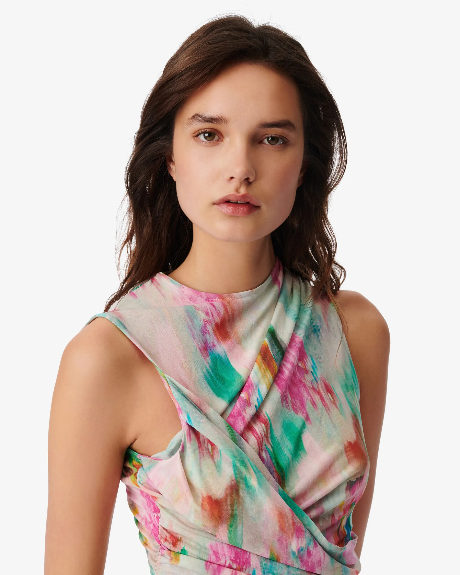 Robe En Jersey A Imprime Zippa