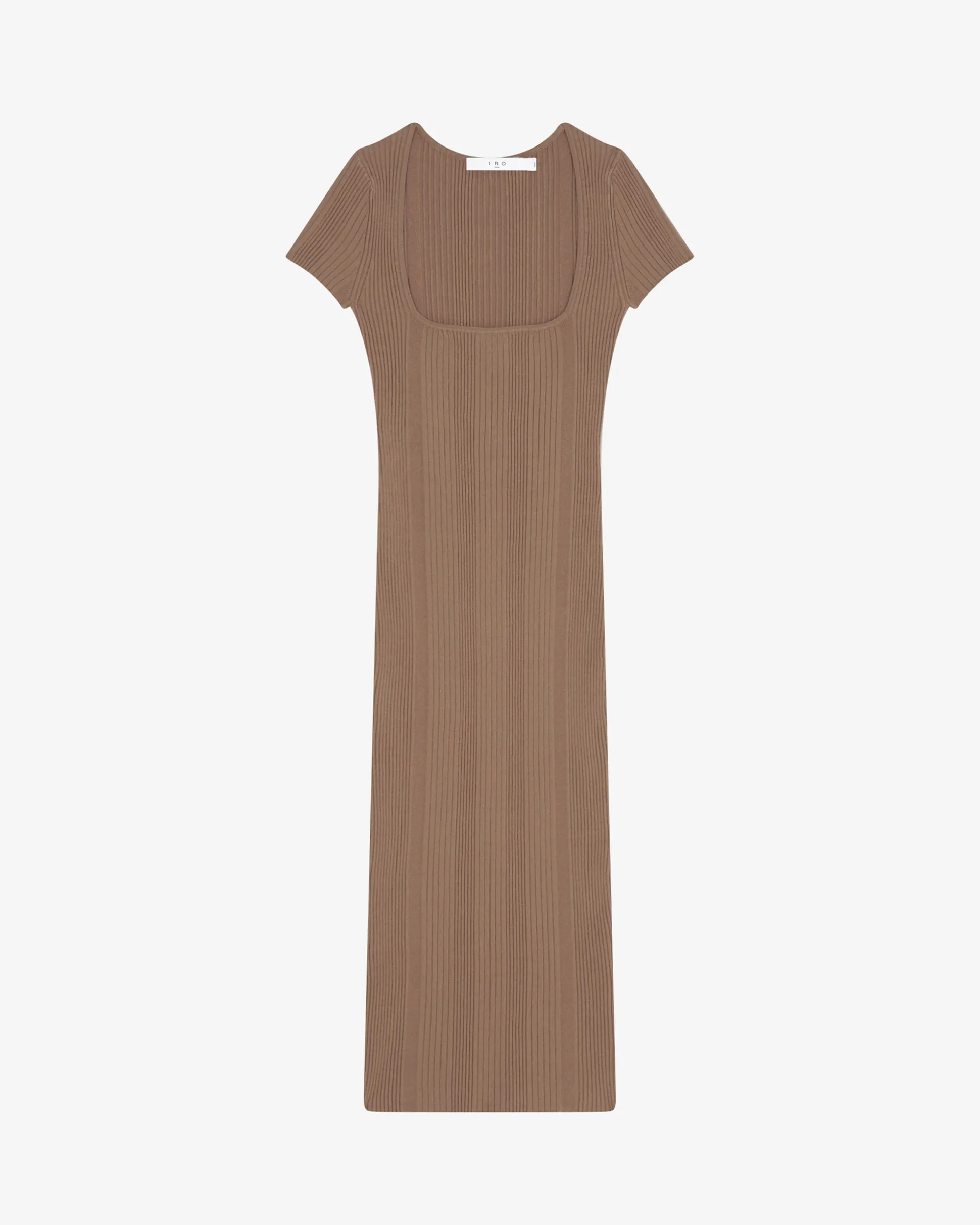 Robe En Maille A Col Carre Phebo