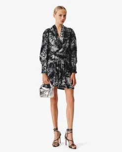 Robe Imprimee Col V Camolla