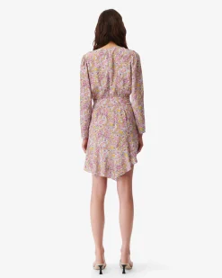 Robe Imprimee Col V Taro