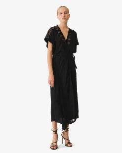 Robe Longue A Dentelles Britta