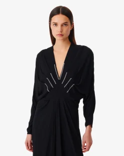 Robe Longue Col V Eleonora