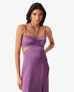 Robe Longue Satinee Helina