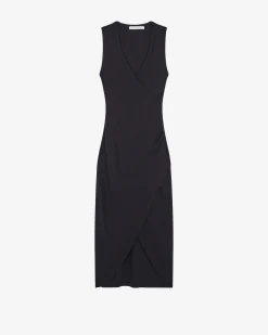 Robe Midi Col V Cindyaspe