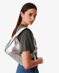 Sac En Cuir Avec Noeud Noue