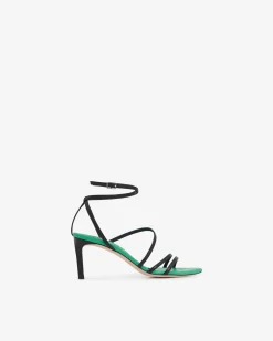 Sandales A Talons En Cuir Ido