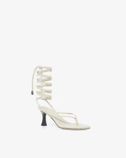 Sandales A Talons En Cuir Hera