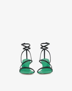 Sandales A Talons En Cuir Ido