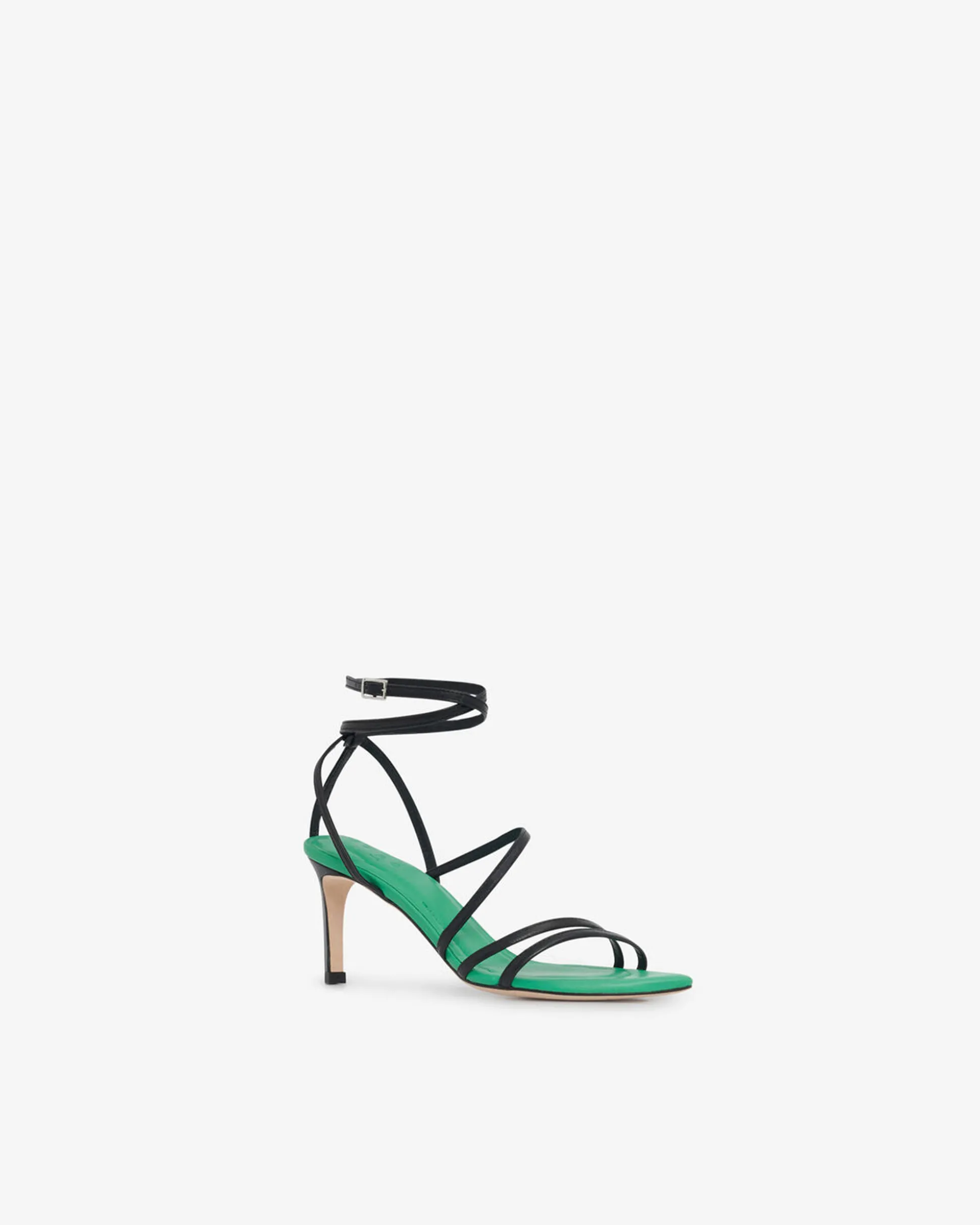 Sandales A Talons En Cuir Ido