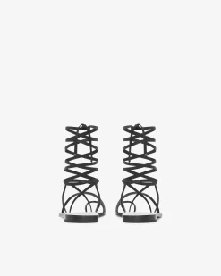 Sandales Plates A Lanieres Metcika