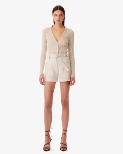 Short Ceinture Taille Haute Aster