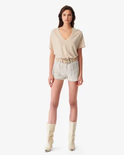 Short Court En Tweed Saphio