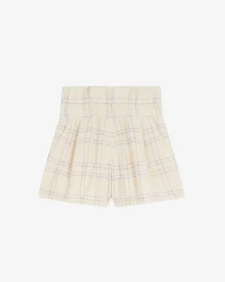 Short En Tweed A Carreaux Oline