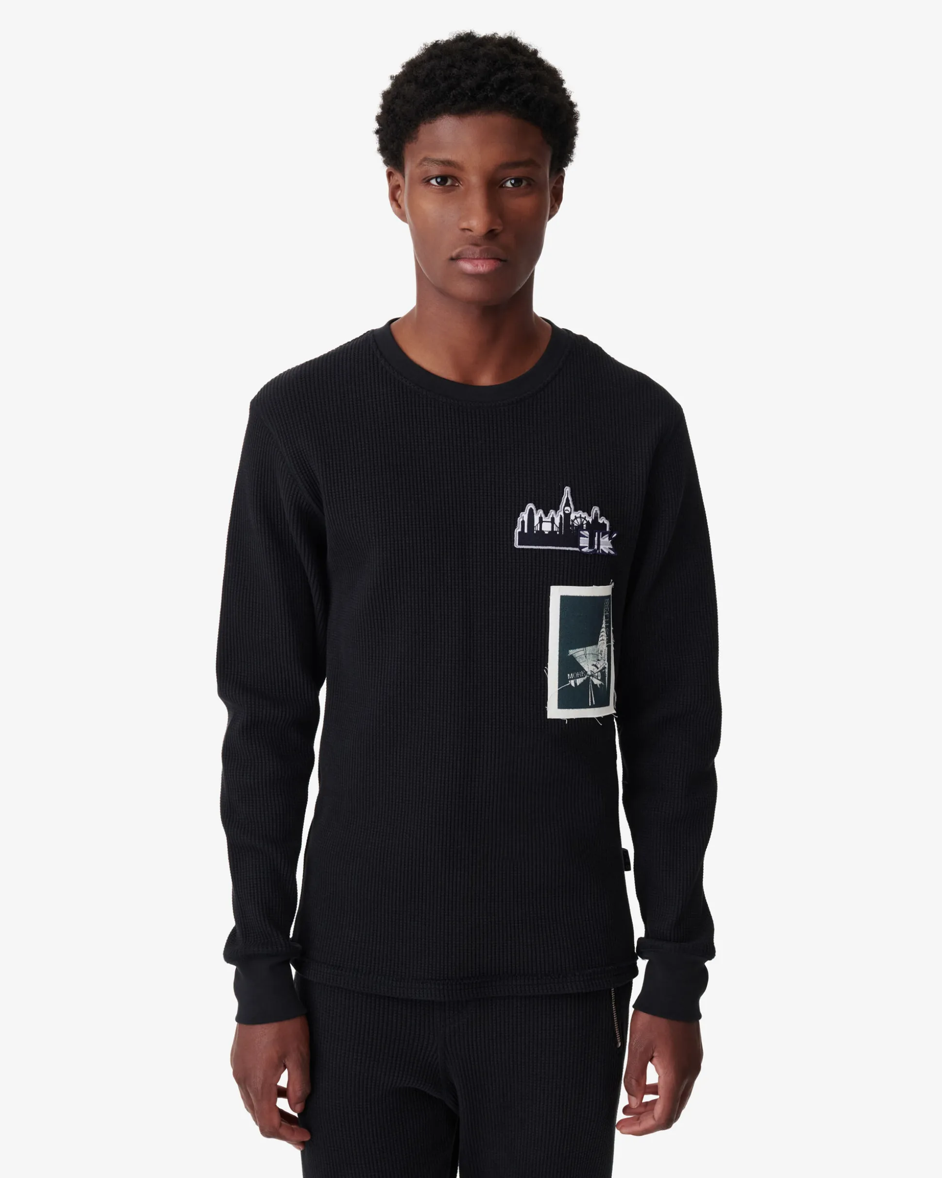 Sweat Gaufre Col Rond Luigi