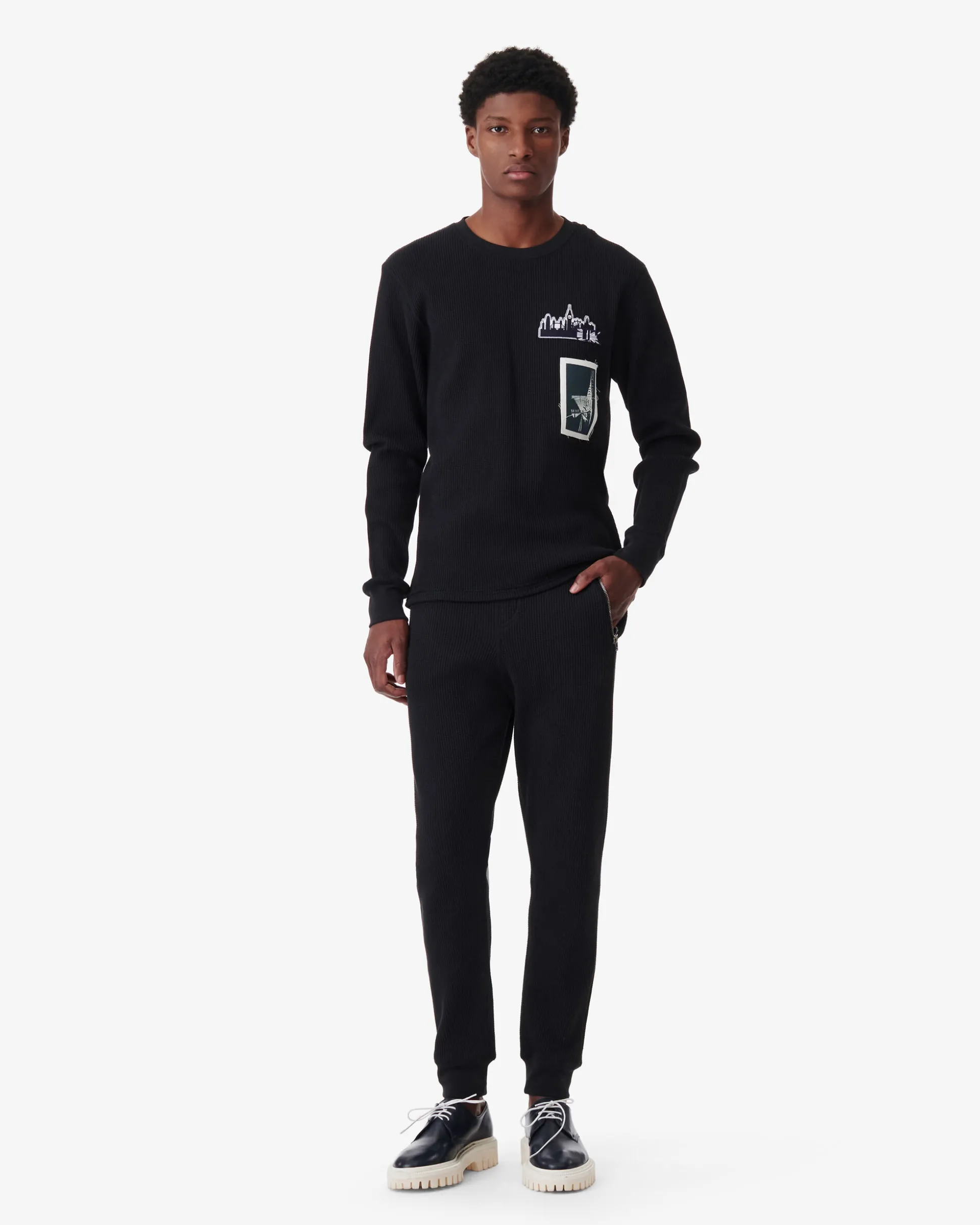 Sweat Gaufre Col Rond Luigi