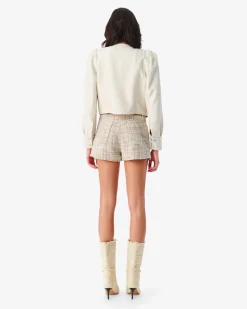 Top En Denim Lurex Vema