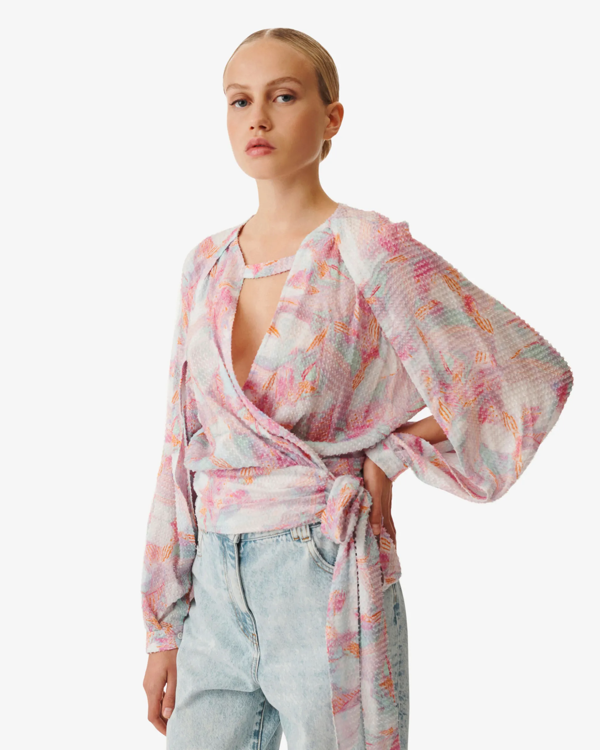 Top Imprime Col V Freddi