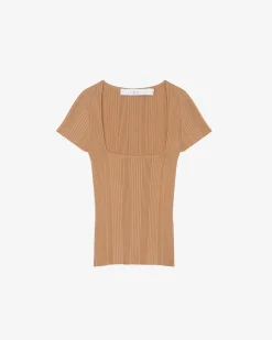 T-Shirt Col Carre Paysa