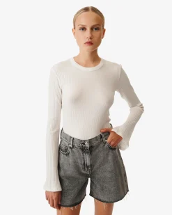 T-Shirt Cotele Col Rond Ersilia