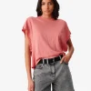 T-Shirt En Lin Col Rond Oster