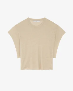 T-Shirt En Lin Col Rond Oster