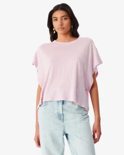 T-Shirt En Lin Col Rond Oster