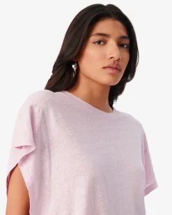 T-Shirt En Lin Col Rond Oster