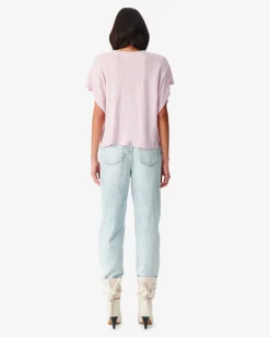 T-Shirt En Lin Col Rond Oster