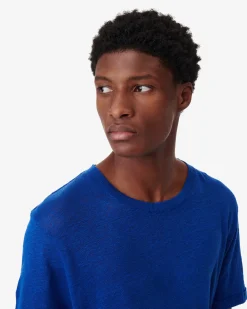 T-Shirt En Lin Col Rond Turi