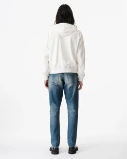 Veste A Capuche En Cuir Perfore Prane