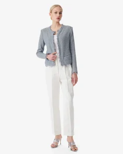 Veste Classique A Franges Shavani