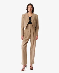 Veste En Laine A Epaulettes Ursa