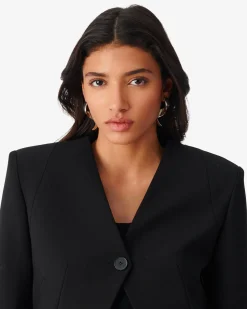 Veste En Laine A Epaulettes Ursa