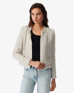 Veste En Tweed Col Rond Sorayan