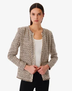 Veste En Tweed Col Rond Uspa