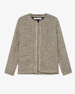 Veste En Tweed Col Rond Uspa