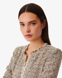 Veste En Tweed Col Rond Uspa