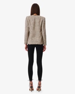 Veste En Tweed Col Rond Uspa