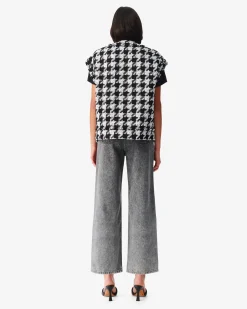 Veste En Tweed Sans Manches Lilous